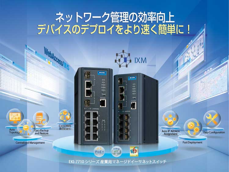 産業用マネージドスイッチ