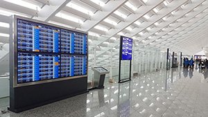 Advantech Digital Signage in Taiwan Taoyuan International Airport