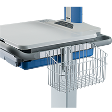 amis-50e computer cart with basket