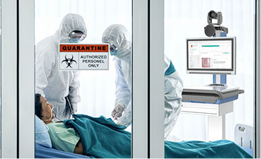 telehealth cart for ICU