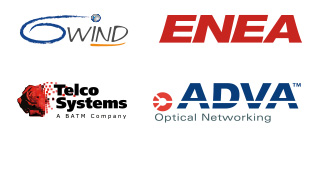 6WIND, Enea, Telco Systems and ADVA.