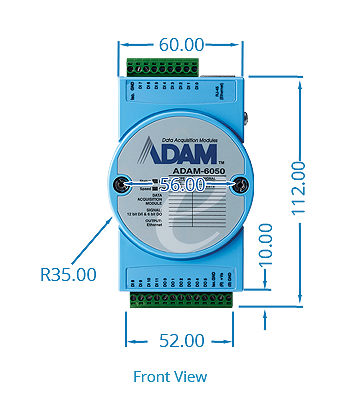 Advantech ADAM-6015-DE 7 Channel Isolated RTD Input Module Replacement of ADAM-6015-BE Modbus TCP Module Ethernet I/O Module. ADAM-6015-DE